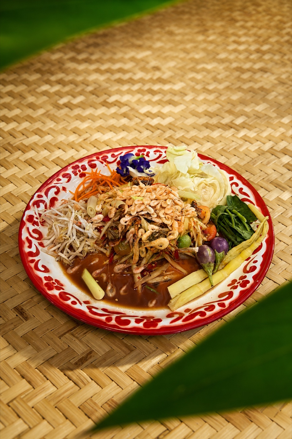 ตำปูนึ่ง กุ้งนิ่ง