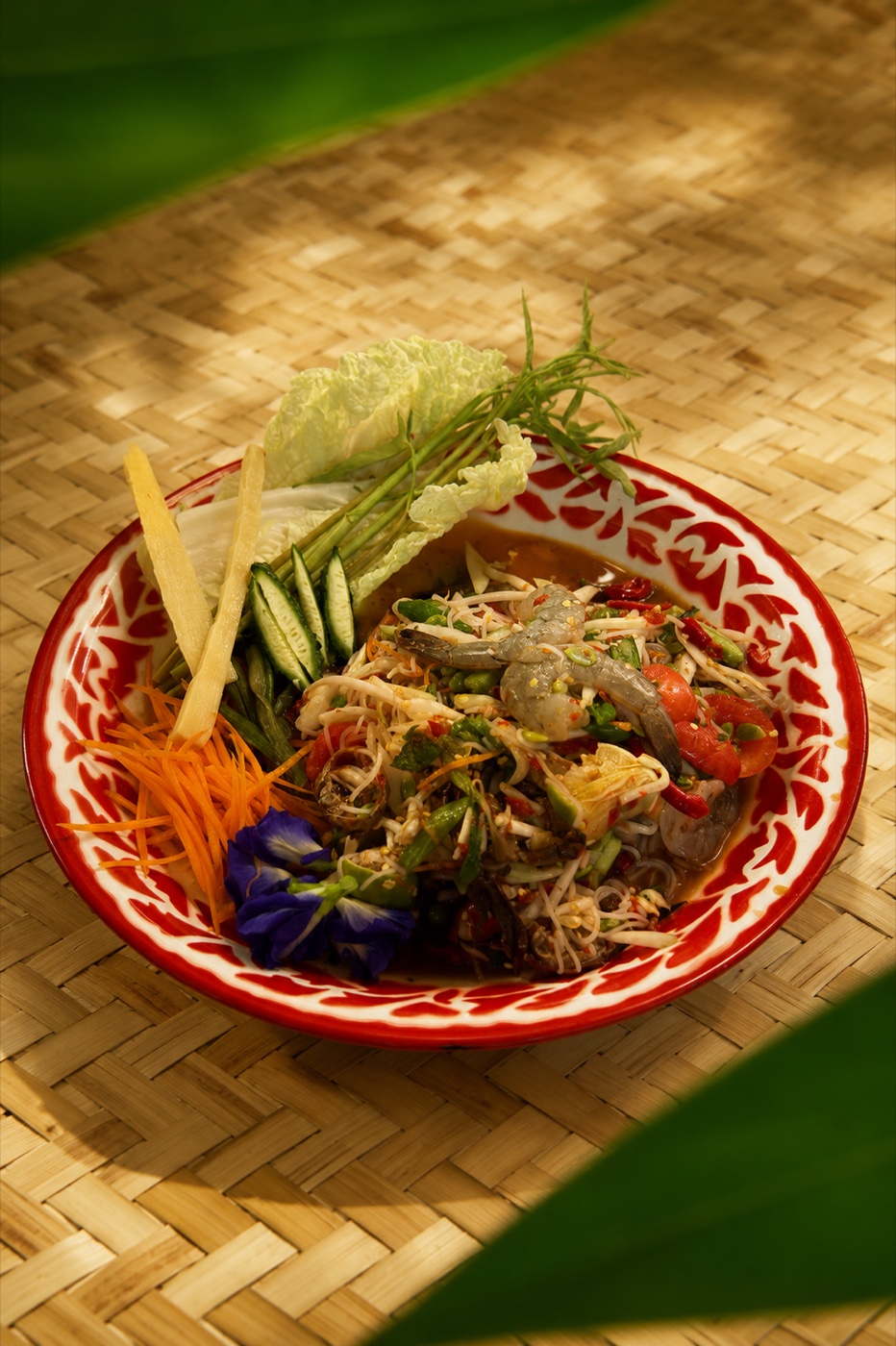 ตำซั่วกุ้งสด